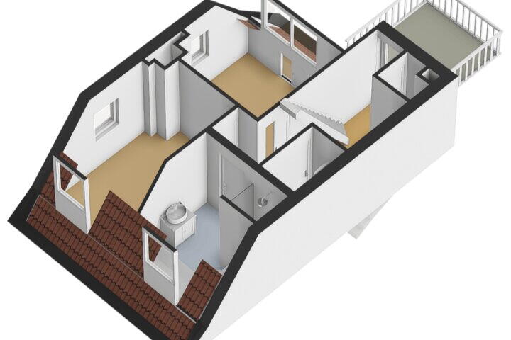 Plattegrond – Damsterdiep 57 B, Groningen
