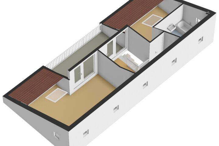 Plattegrond – Damveld 7, Almere