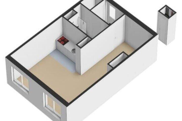Plattegrond – Daniël Defoelaan 131, Amsterdam