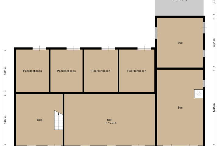 Plattegrond – Darperkerkweg 5, Darp