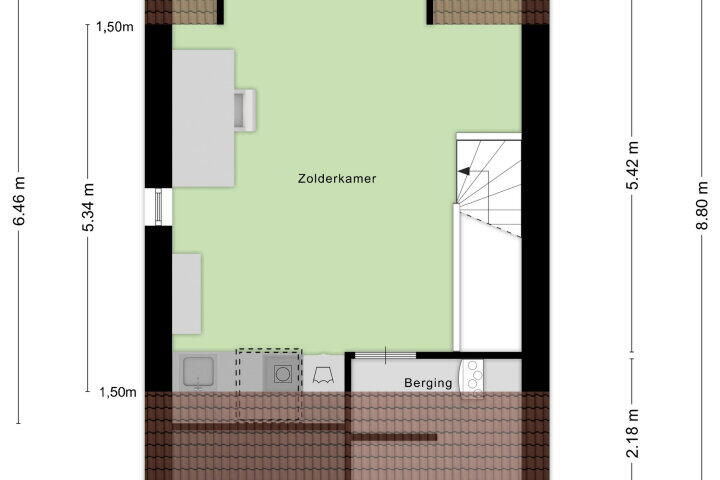 Plattegrond – Dassenstraat 35, Rucphen