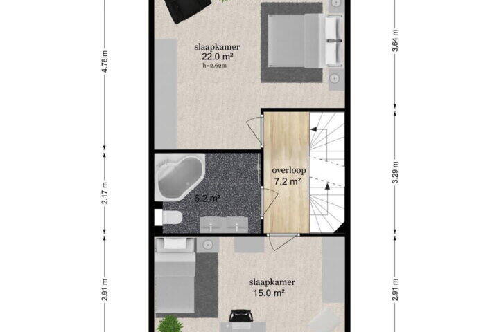 Plattegrond – David van Bourgondiëweg 13, Wijk bij Duurstede