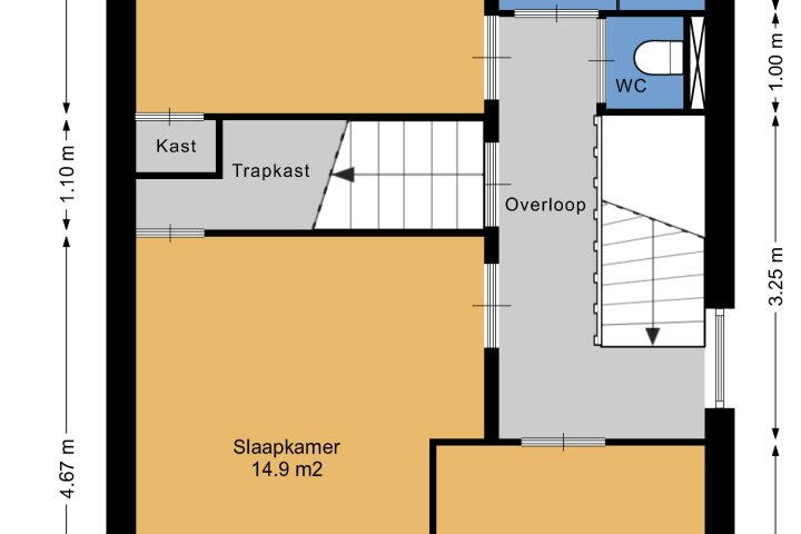 Plattegrond – De Aalscholver 30, Vriezenveen
