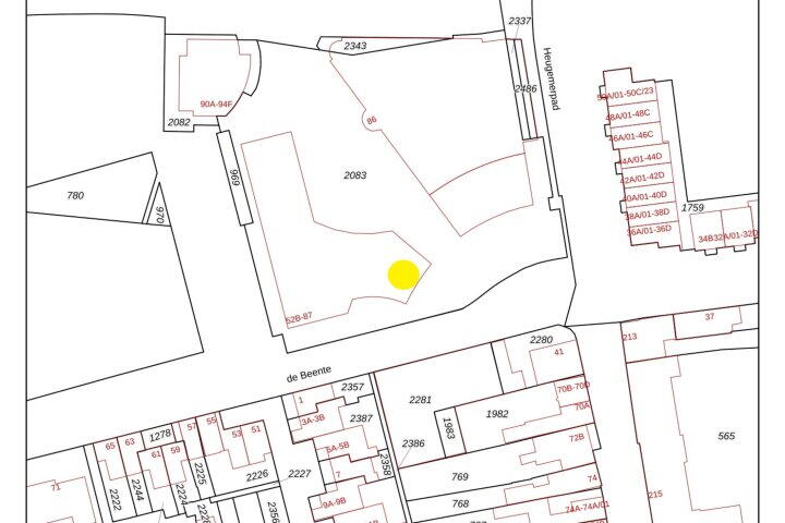 Plattegrond – de Beente 66 C, Maastricht