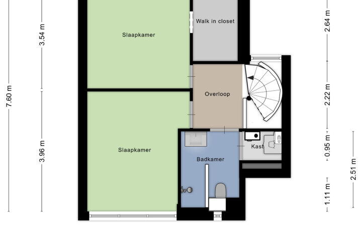 Plattegrond – De Beurs 58, Amersfoort