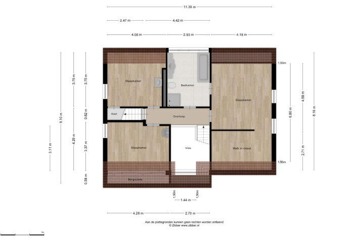 Plattegrond – De Boeding 8, Teteringen