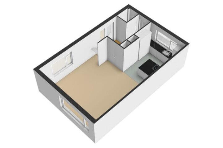 Plattegrond – De Boomgaard 46, Assen