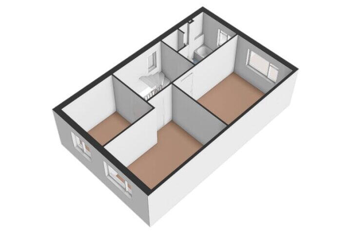 Plattegrond – De Boomgaard 46, Assen