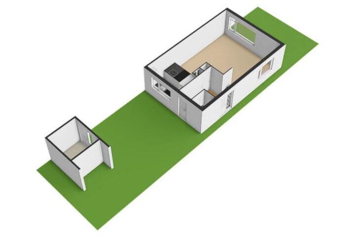 Plattegrond – De Boomgaard 46, Assen