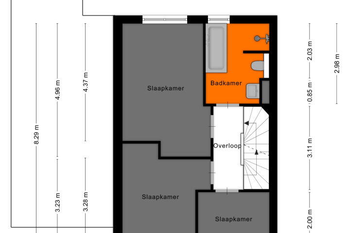 Plattegrond – De Brouwerstraat 3, Hoogeloon