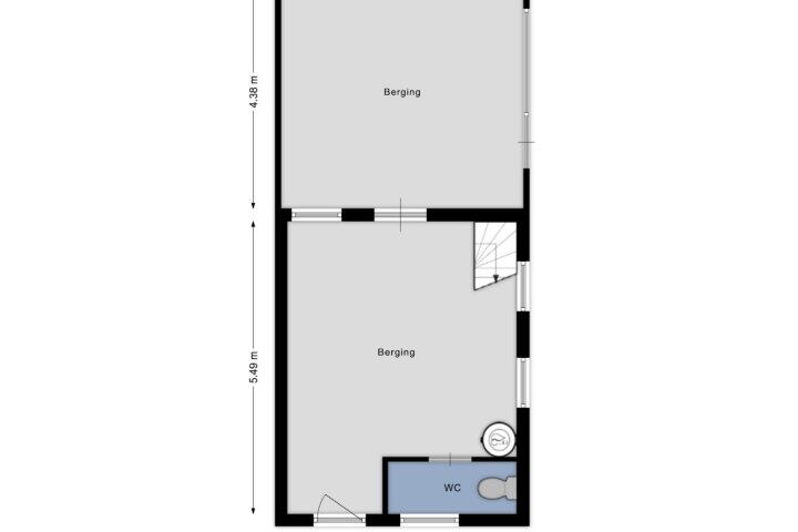 Plattegrond – De Brug 36, Zundert