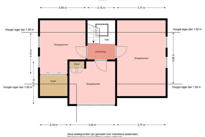 Plattegrond – De Buorren 146, Lippenhuizen
