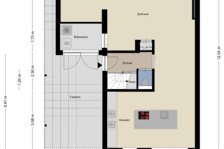 Plattegrond – De Deel 1, Biddinghuizen