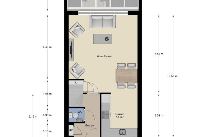 Plan – De Draai 11, Arnhem