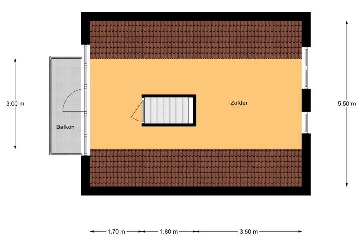 Plattegrond – De Dreef 3 B013, Opmeer