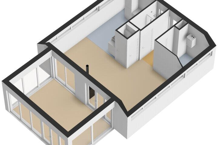 Plattegrond – De Dreef 3 B013, Opmeer