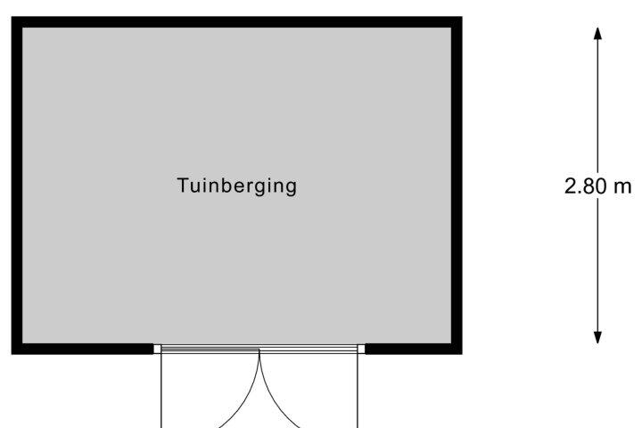 Plattegrond – De Dreef 3 B013, Opmeer