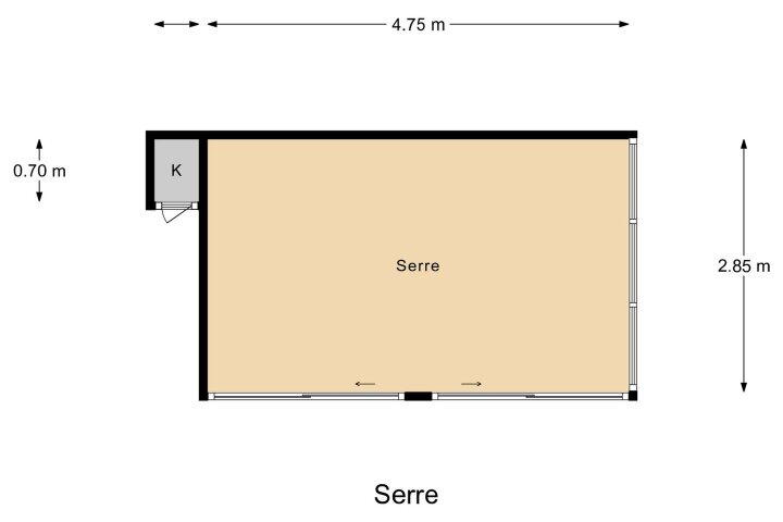 Plattegrond – De Dreef 3 B023, Opmeer