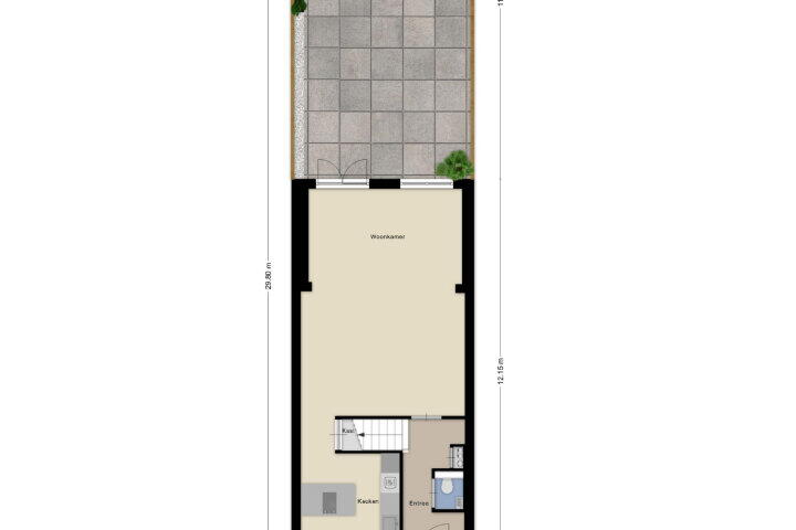 Plattegrond – de Flier 3328, Wijchen