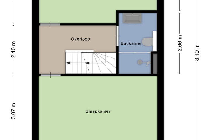 Plattegrond – de Flier 3328, Wijchen