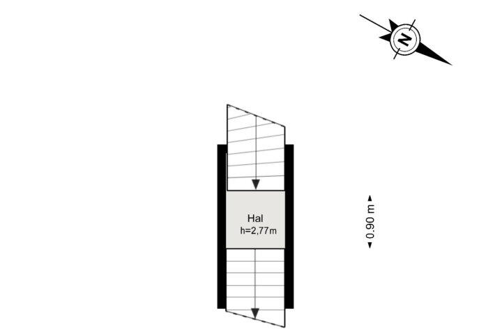 Plattegrond – De Genestetstraat 17 2, Amsterdam