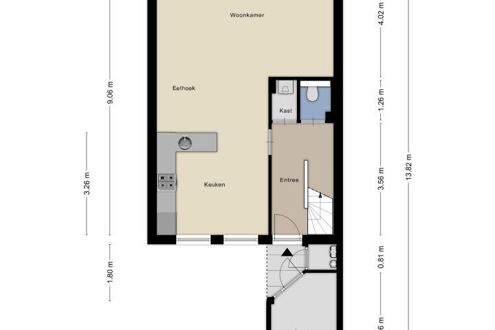 Plattegrond – de Gildekamp 4109, Nijmegen
