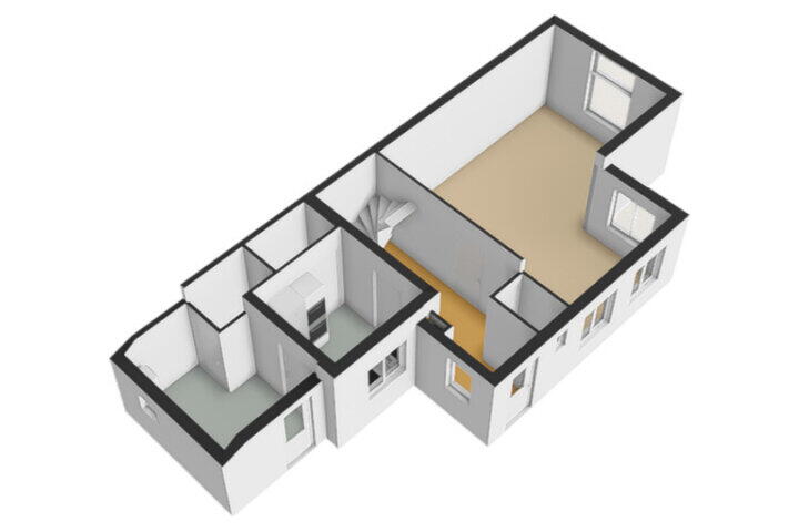 Plattegrond – De Haspel 9, Arnhem