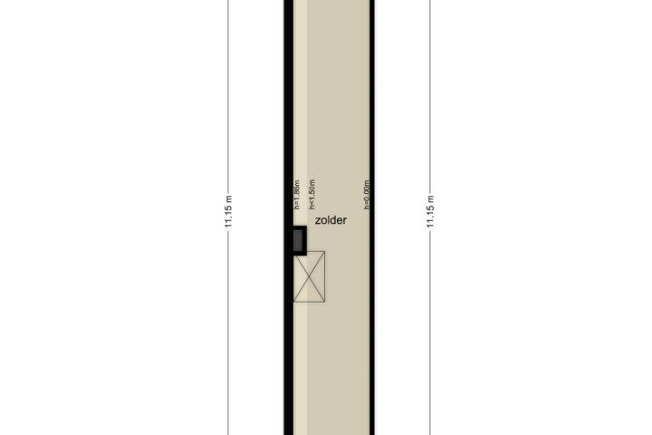 Plattegrond – De Haspel 9, Arnhem