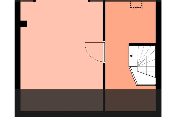 Plattegrond – De Helling 60, Leek