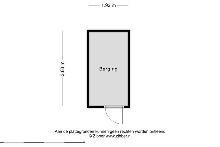 Plattegrond – De Heze 27, Breda