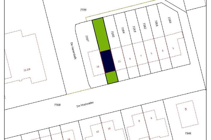 Plattegrond – De Hooizolder 13, Tolbert