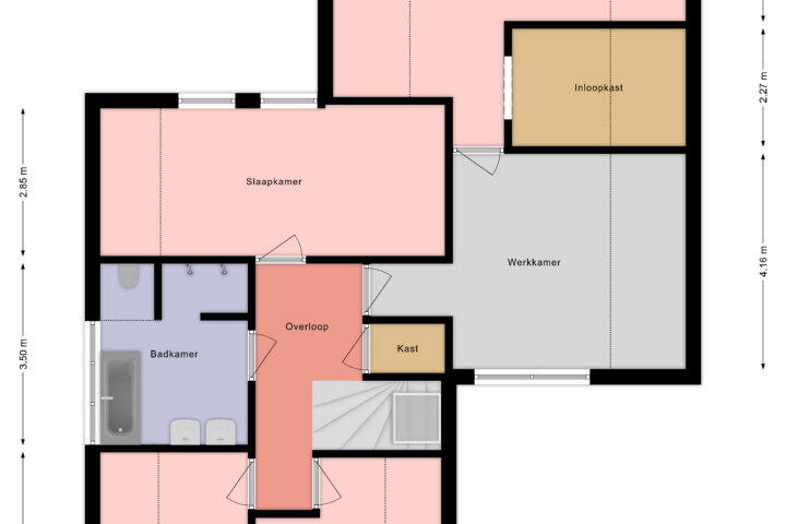 Plattegrond – De Jister 15, Heeg