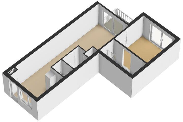 Plattegrond – De Kaai 37, Groningen