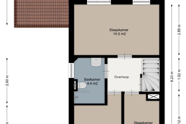 Plattegrond – De Karekiet 50, Vriezenveen