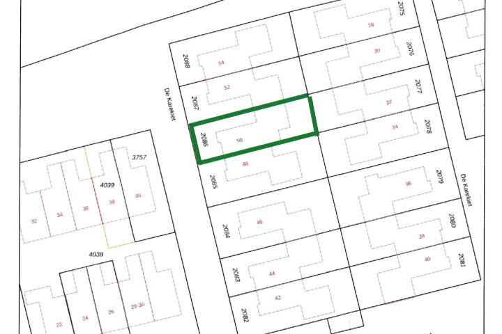 Plattegrond – De Karekiet 50, Vriezenveen