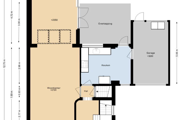 Plattegrond – Deken Kallenstraat 3, Landgraaf