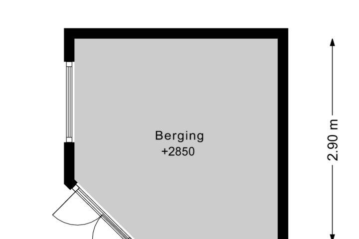 Plattegrond – Deken Kallenstraat 3, Landgraaf