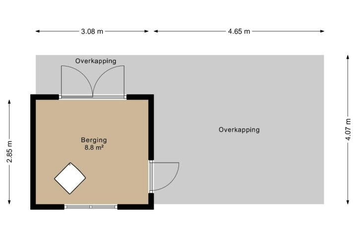 Plattegrond – de Klencke 18, Roden
