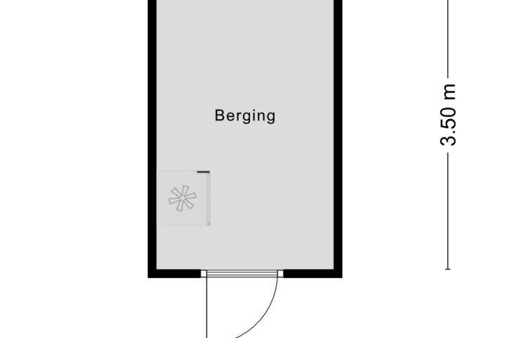 Plattegrond – de Kluijskamp 1424, Nijmegen