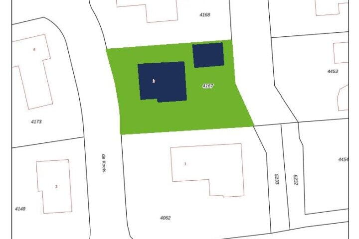 Plattegrond – de Koets 3, Leek