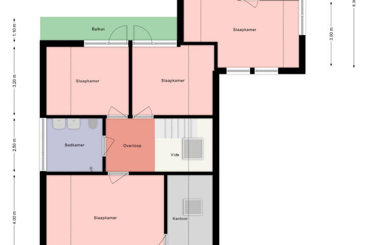 Plattegrond – De Koffe 6, IJlst