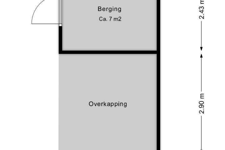 Plattegrond – De Kogge 3, Hoogeveen