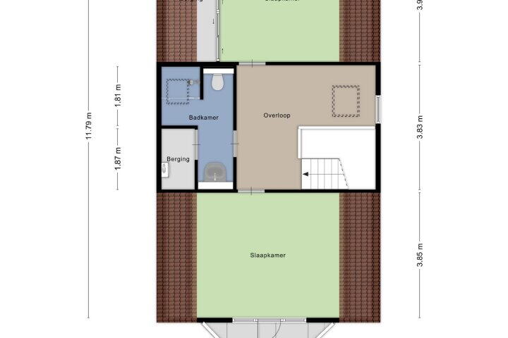 Plattegrond – De Koningshof 14, Swifterbant