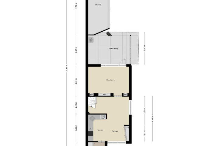 Plattegrond – De Koningshof 2, Swifterbant