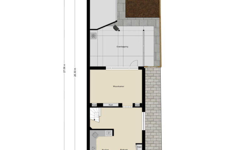 Plattegrond – De Koningshof 2, Swifterbant