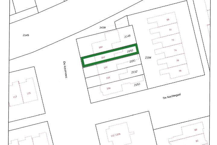 Plattegrond – De Koolmees 162, Vriezenveen