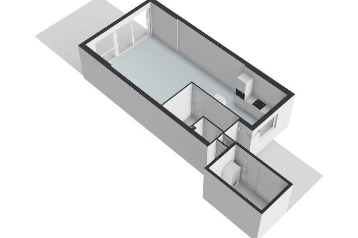 Plattegrond – De Koopman 44, Zaandam