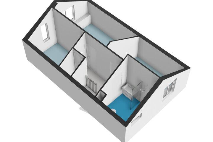 Plattegrond – De Koopman 44, Zaandam