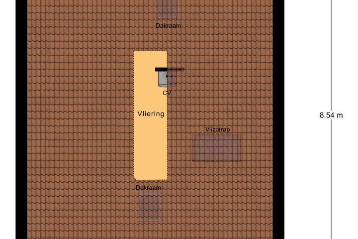 Plattegrond – De Lannoystraat 1, Vlissingen