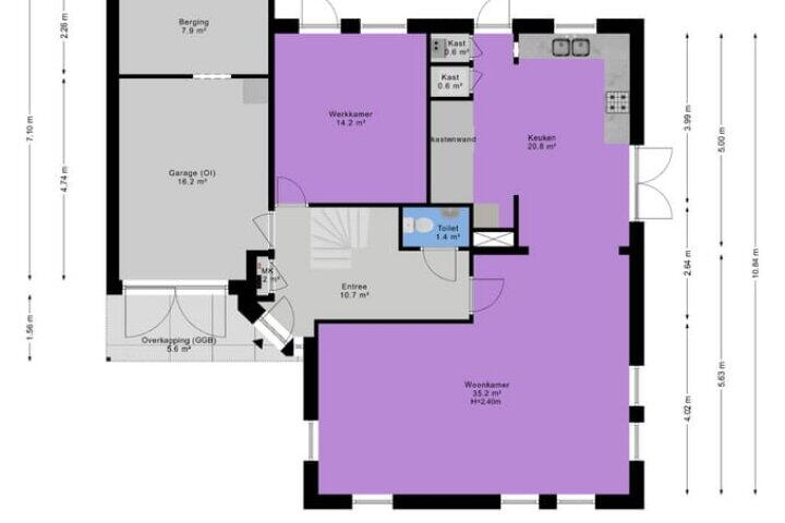 Plan – De Linden 43, Valthe